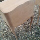 Pair of antique wooden bedside tables in Louis XV style.