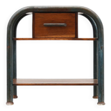 Table d'appoint ou table de chevet industrielle, Belgique vers 1910