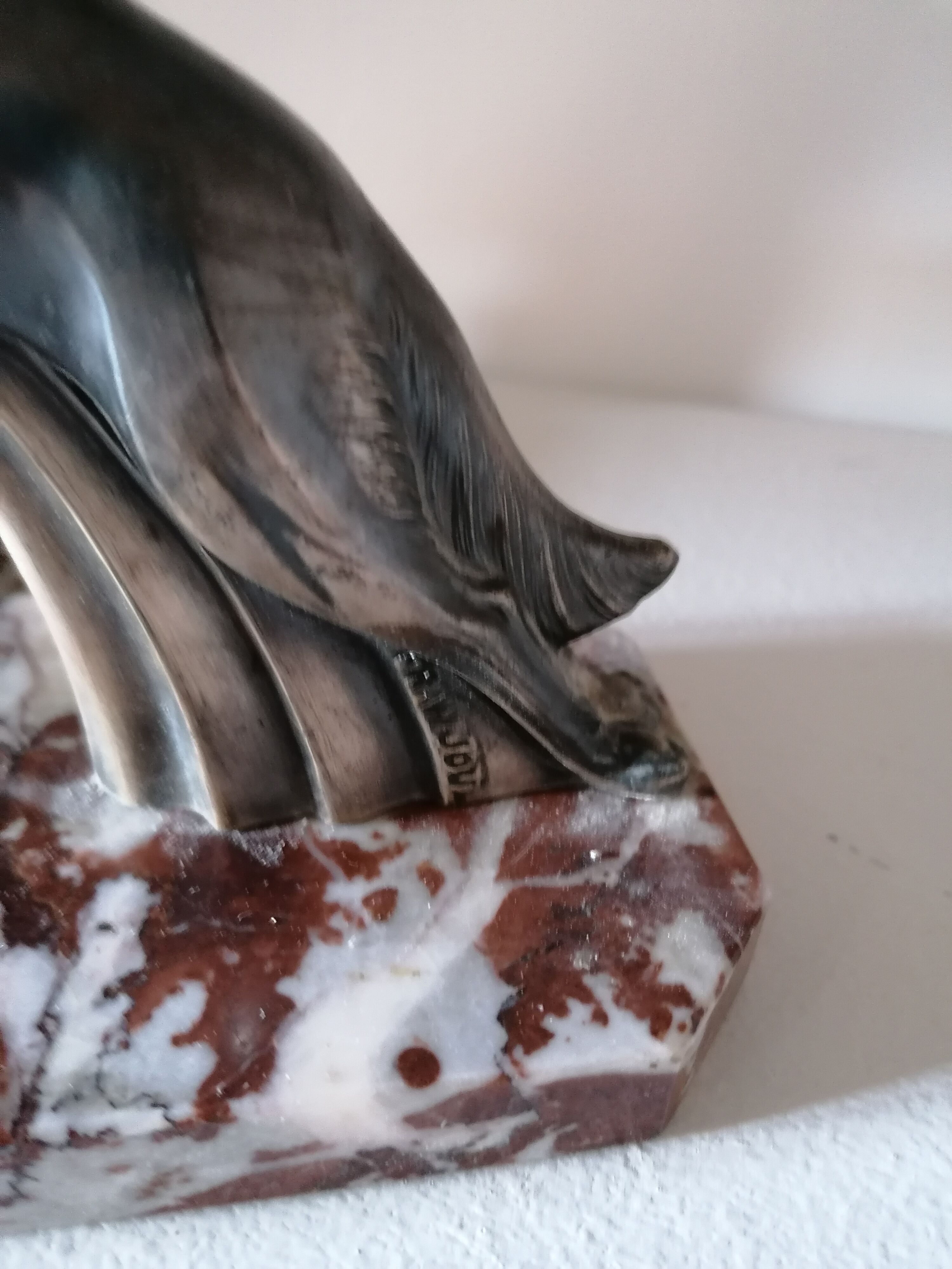 Pair of greenhouse Art Deco books signed Franjou