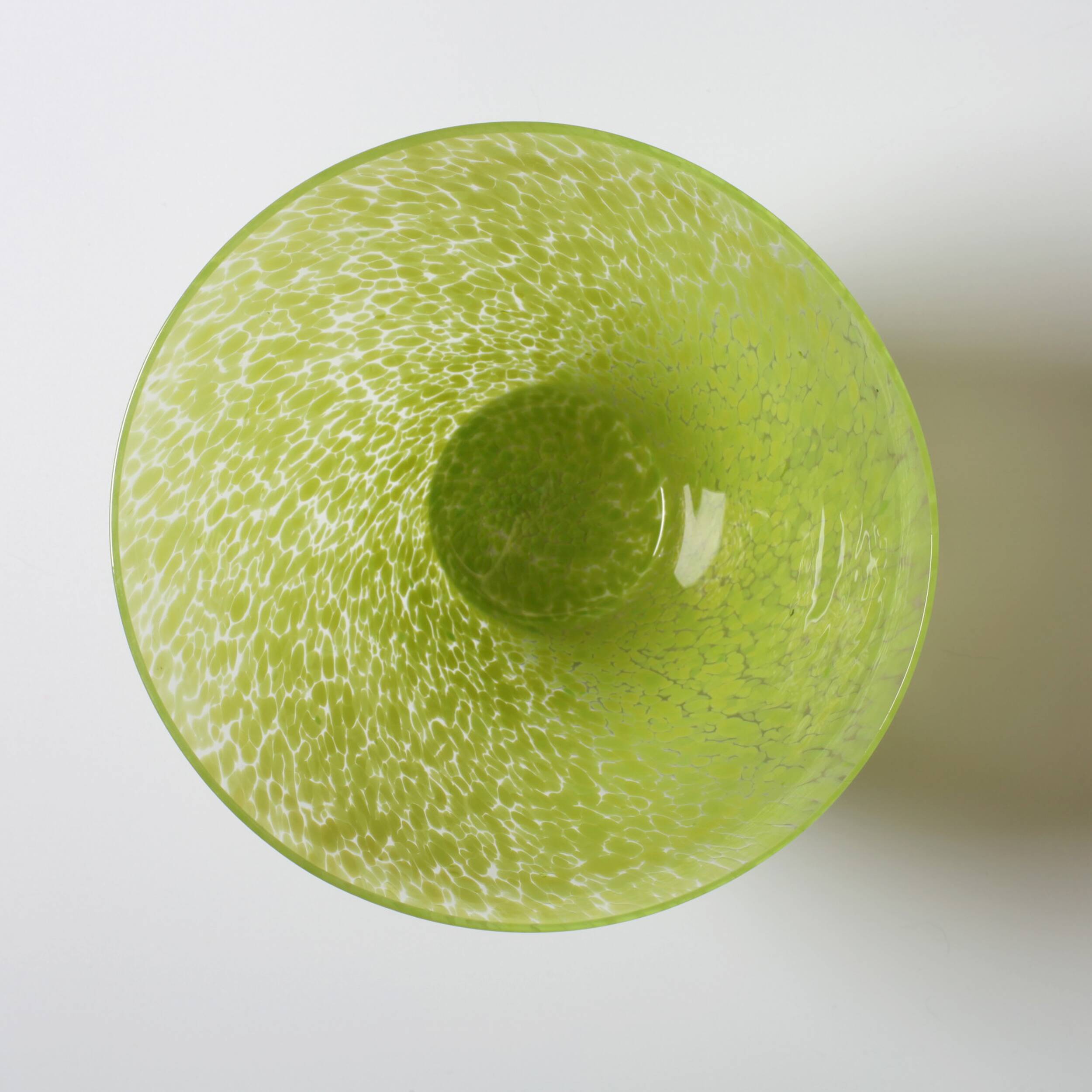 Vase en verre soufflé par Lars Sestervik, Suède 1990