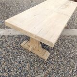 Solid walnut monastery table
