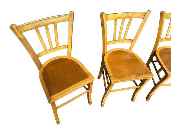 Set of 9 bistro chairs