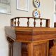 Counter, reception furniture in solid wood early twentieth century