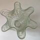 Filigree handkerchief-shaped glass vase with corolla neck