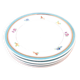 Année 1930   4 assiettes Fromage / Dessert  U.M.L (Union Marc Larchevêque)