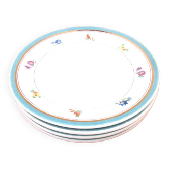 Year 1930 4 Cheese / Dessert plates U.M.L (Union Marc Larchevêque)