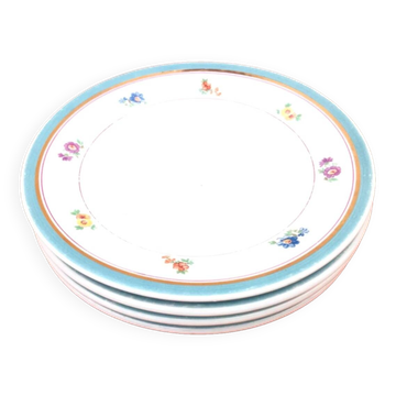 Year 1930 4 Cheese / Dessert plates U.M.L (Union Marc Larchevêque)