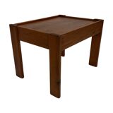 Vintage set of 3 side tables nesting pine wood 60s