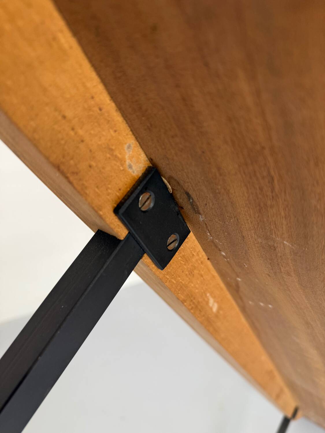 Antique Wilhelm Renz designer wooden coffee table, vintage Scandinavian style, 1960s