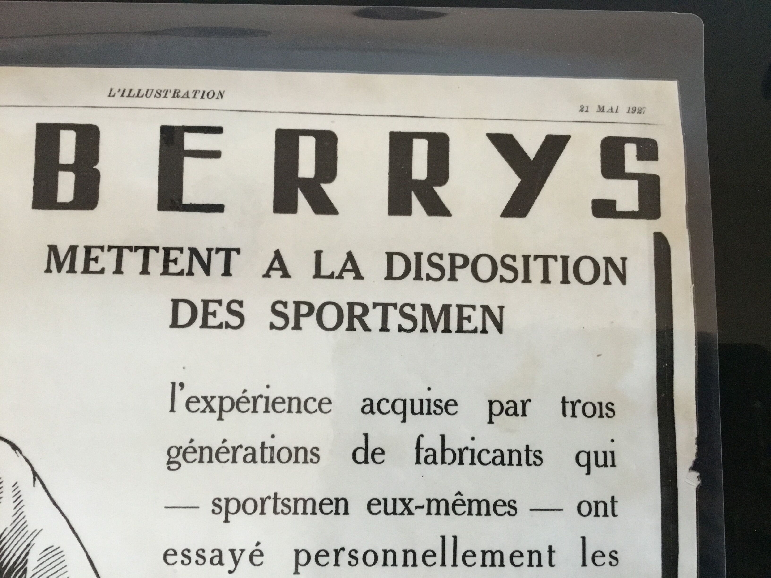 Vintage advertising to frame