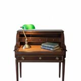 Louis XVI Style Cylinder Desk in Mahogany