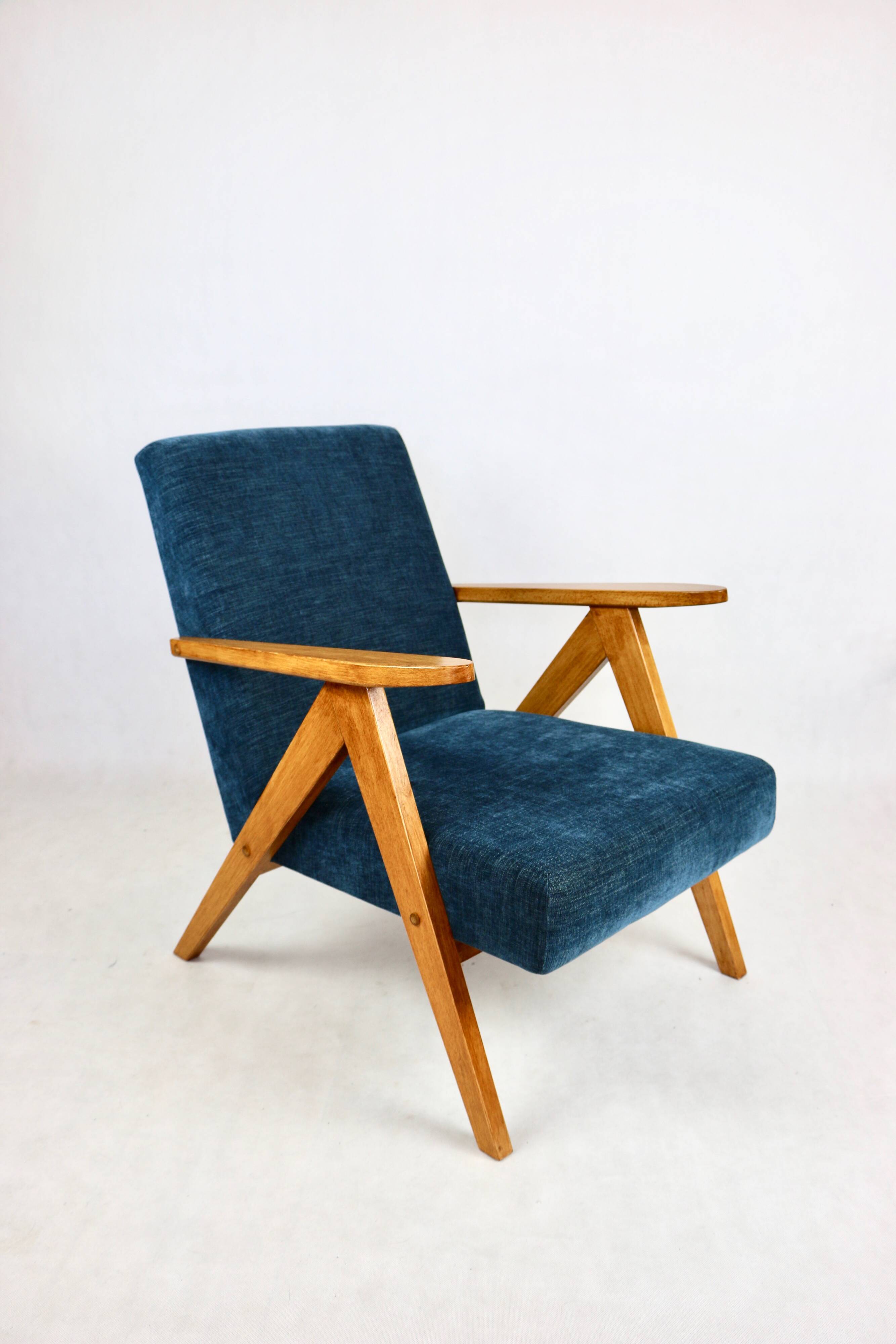 B-310 VAR blue-navy structural armchair - 2 pieces available (1)