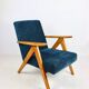 B-310 VAR blue-navy structural armchair - 2 pieces available (1)