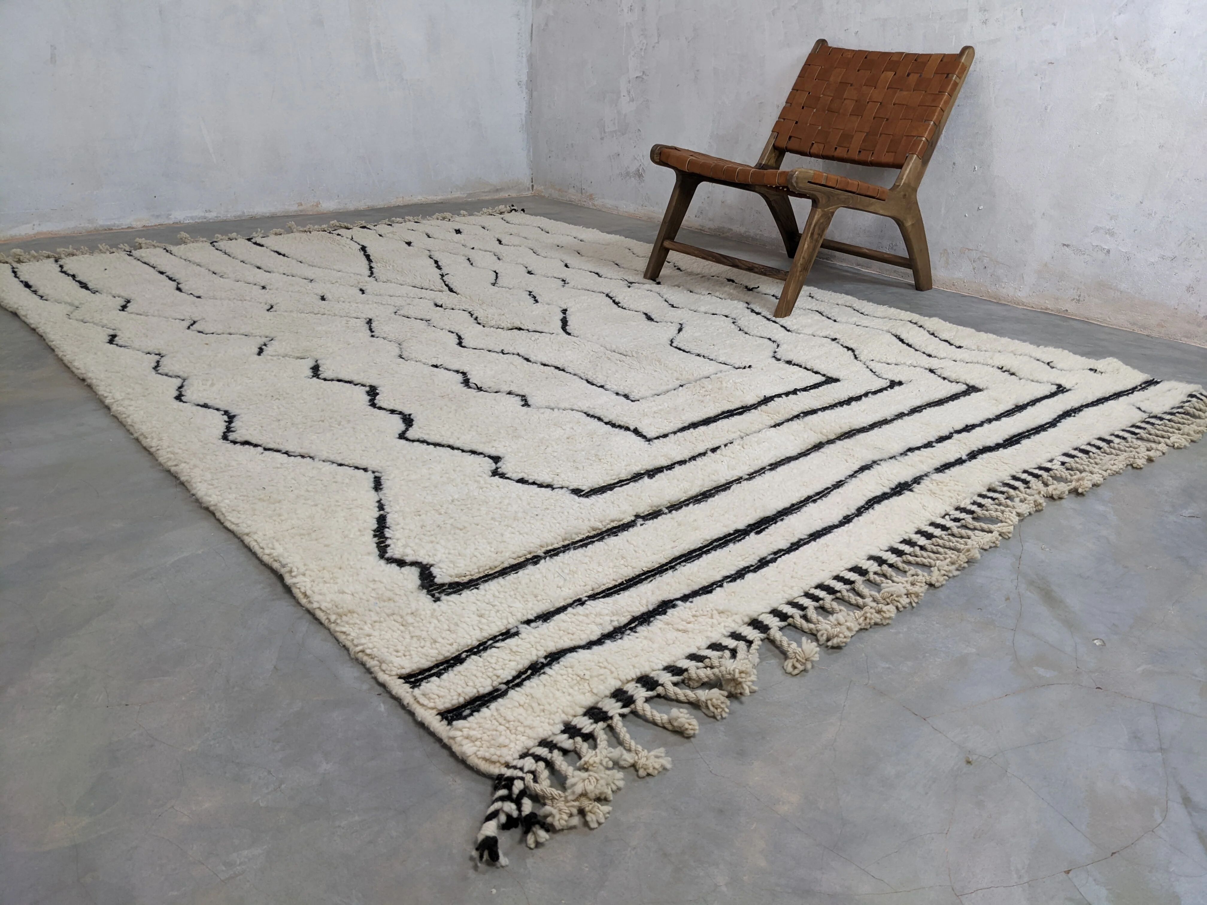 Grand tapis Beni Ouarain, 285 x 205 cm