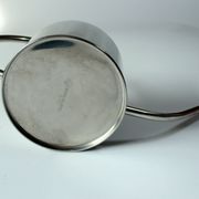 Stainless steel watering can, ideal for orchids and cactus, vintage from the 80s