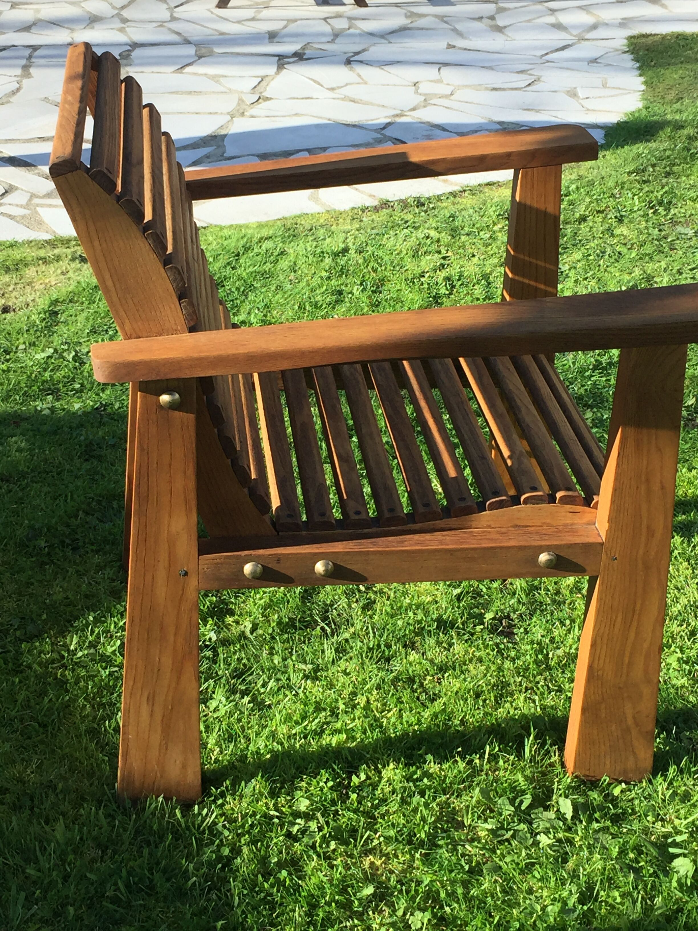 Post-war wooden removable chair