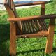 Post-war wooden removable chair