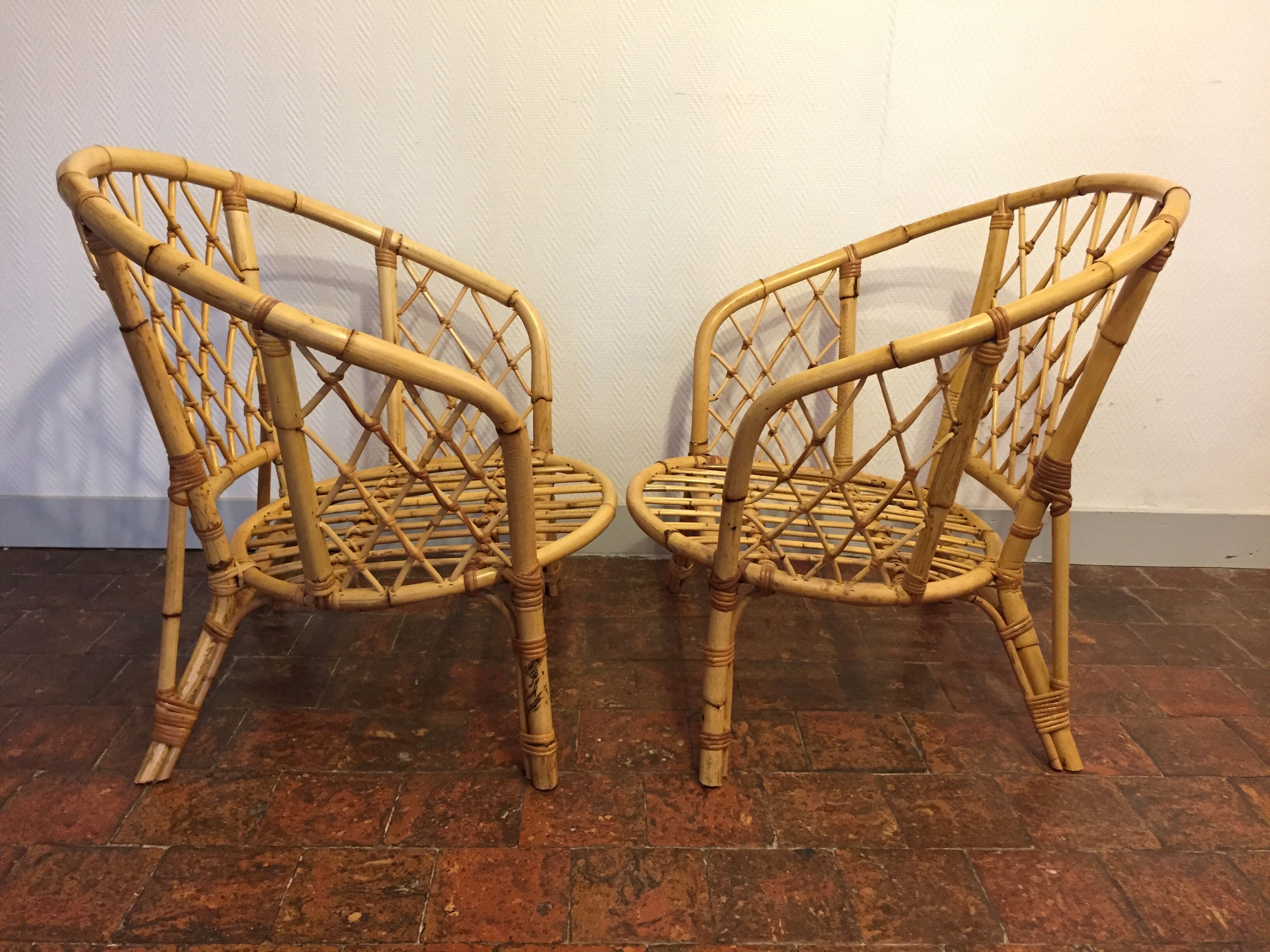 Vintage rattan chairs