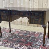 English chippendale desk in walnut from the 1950s