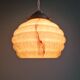 Pair of Art Deco marbled opaline pendant lights, 1920s-30s