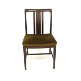 Set of 4 Scandinavian oak chairs, Linde Nilsson, Lammhult, Sweden, 1960.