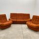 eastern bloc vintage living room set by jitona, czechoslovakia, 1970s