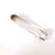 WMF vintage sugar tongs in silver-plated metal with crossed ribbon decoration.