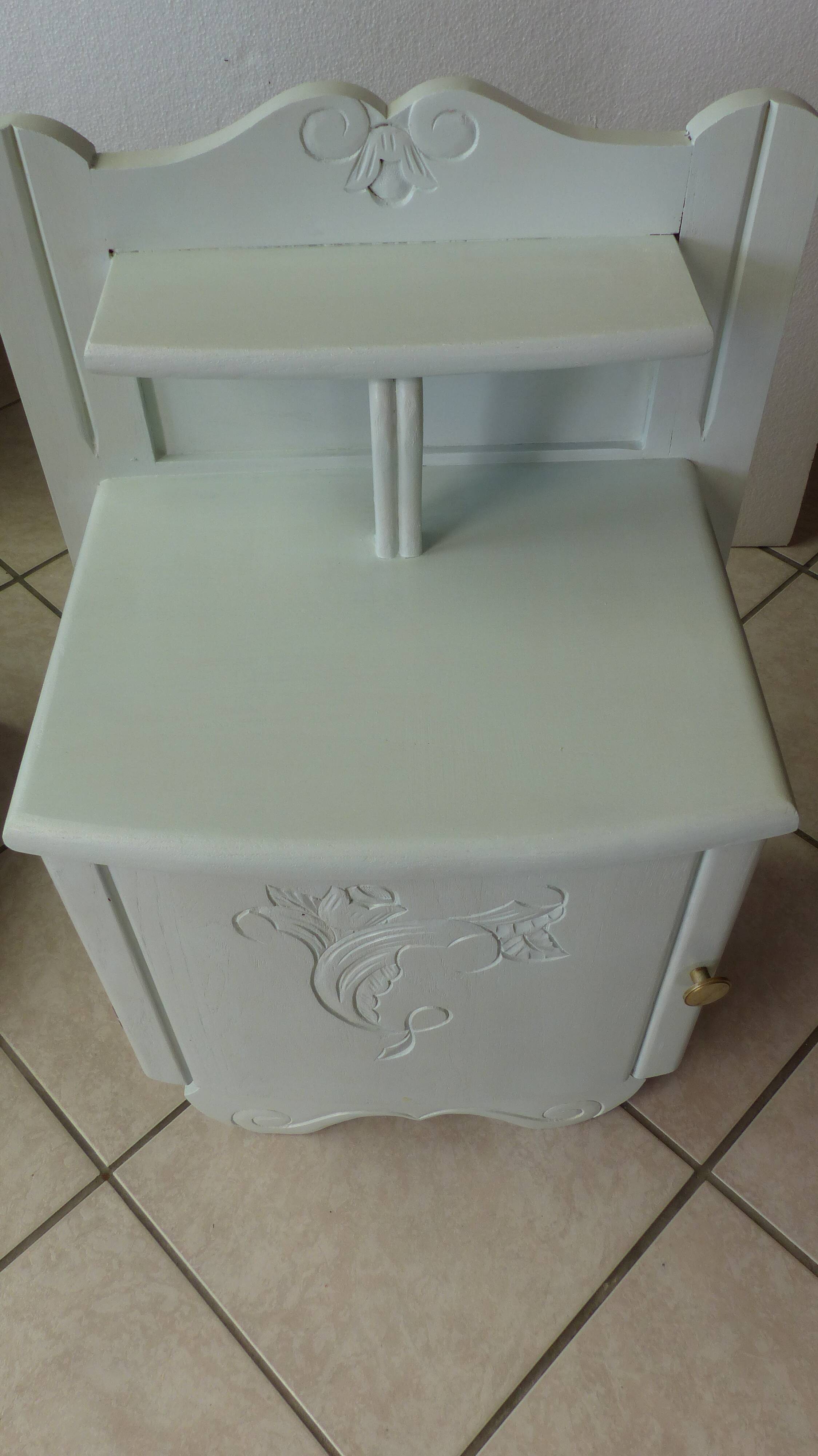 bedside table in a bid