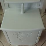 bedside table in a bid