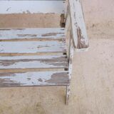 Vintage wooden folding garden chair