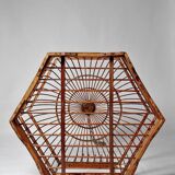 Vintage Chinese Bamboo Decorative Bird Cage