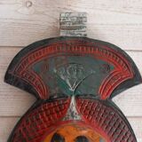 Colorful wooden tribal mask