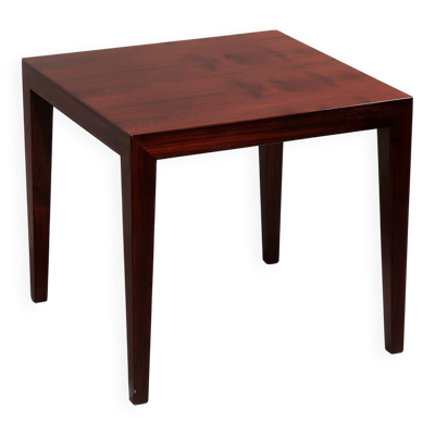 Table d'Appoint en Bois Foncé par Severin Hansen pour Haslev Møbelsnedkeri, 1950s