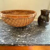 Asian wicker basket