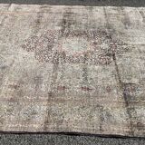 Tapis d'orient en soie (2.50x3.05 m), fait main, matière soie