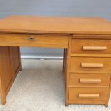 Desk 5 drawers 1 tablet vintage 1950