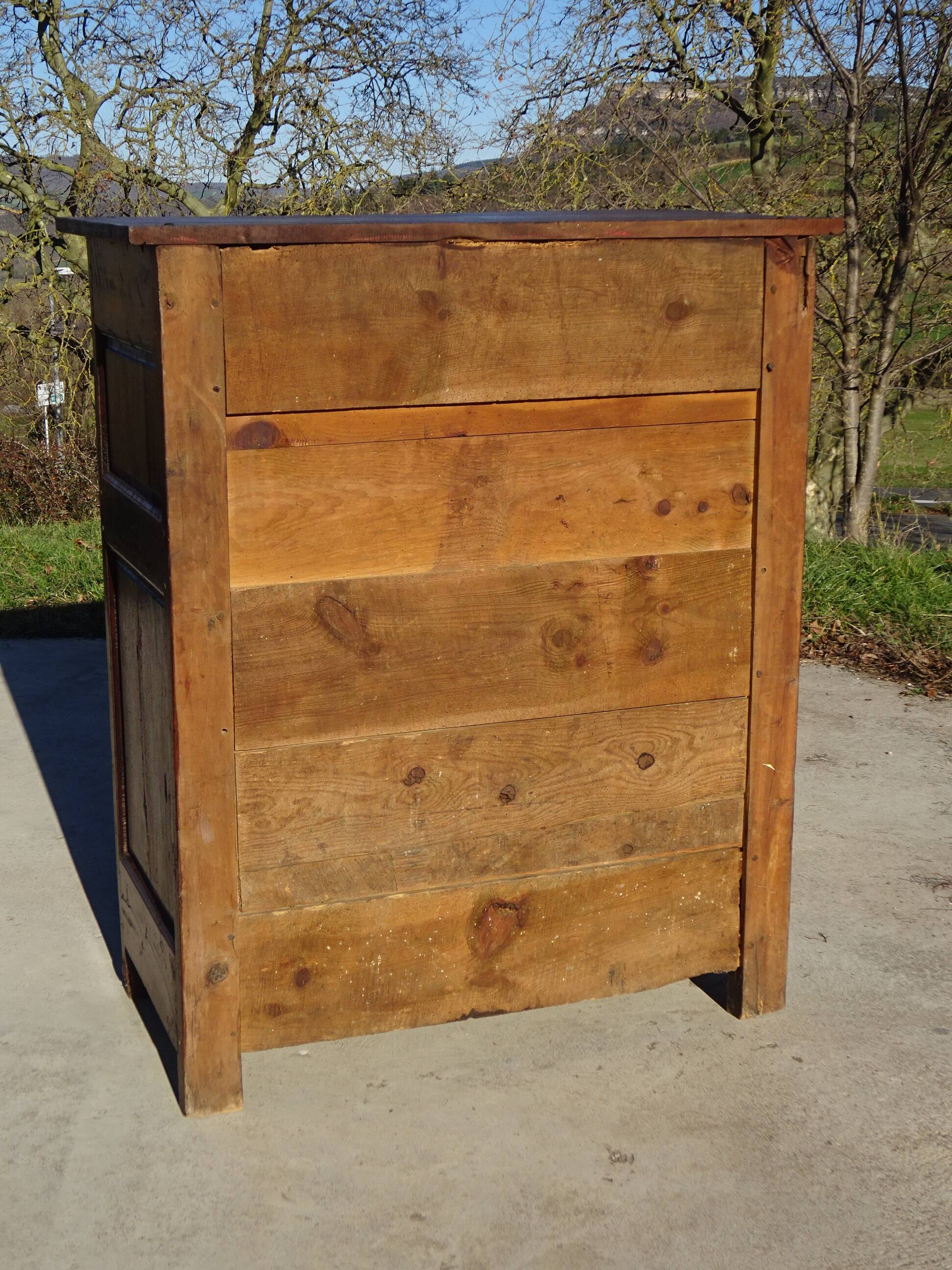 Antique walnut wedding sideboard