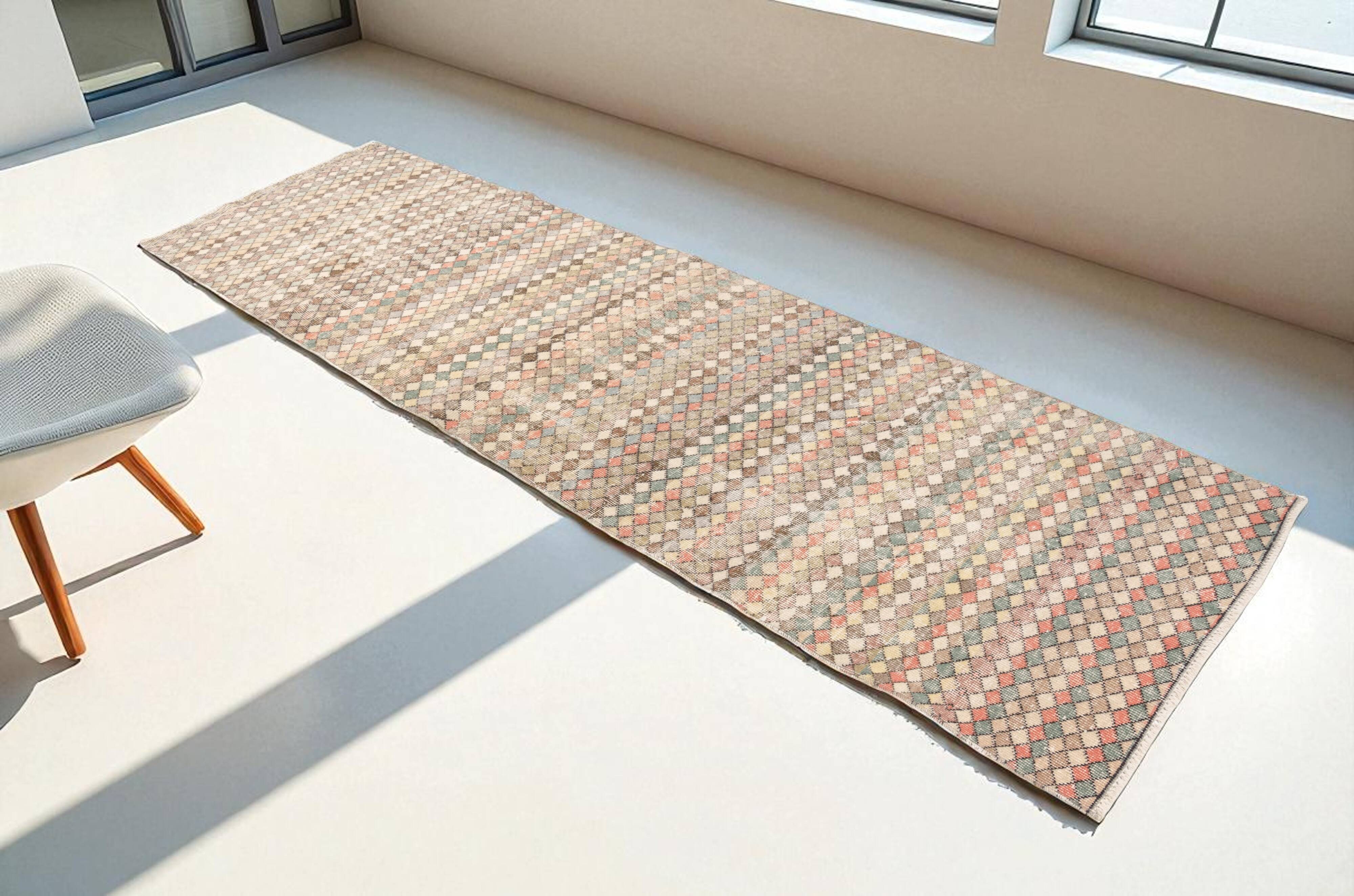 Vintage Handknotted Hallway Runner sku 1055