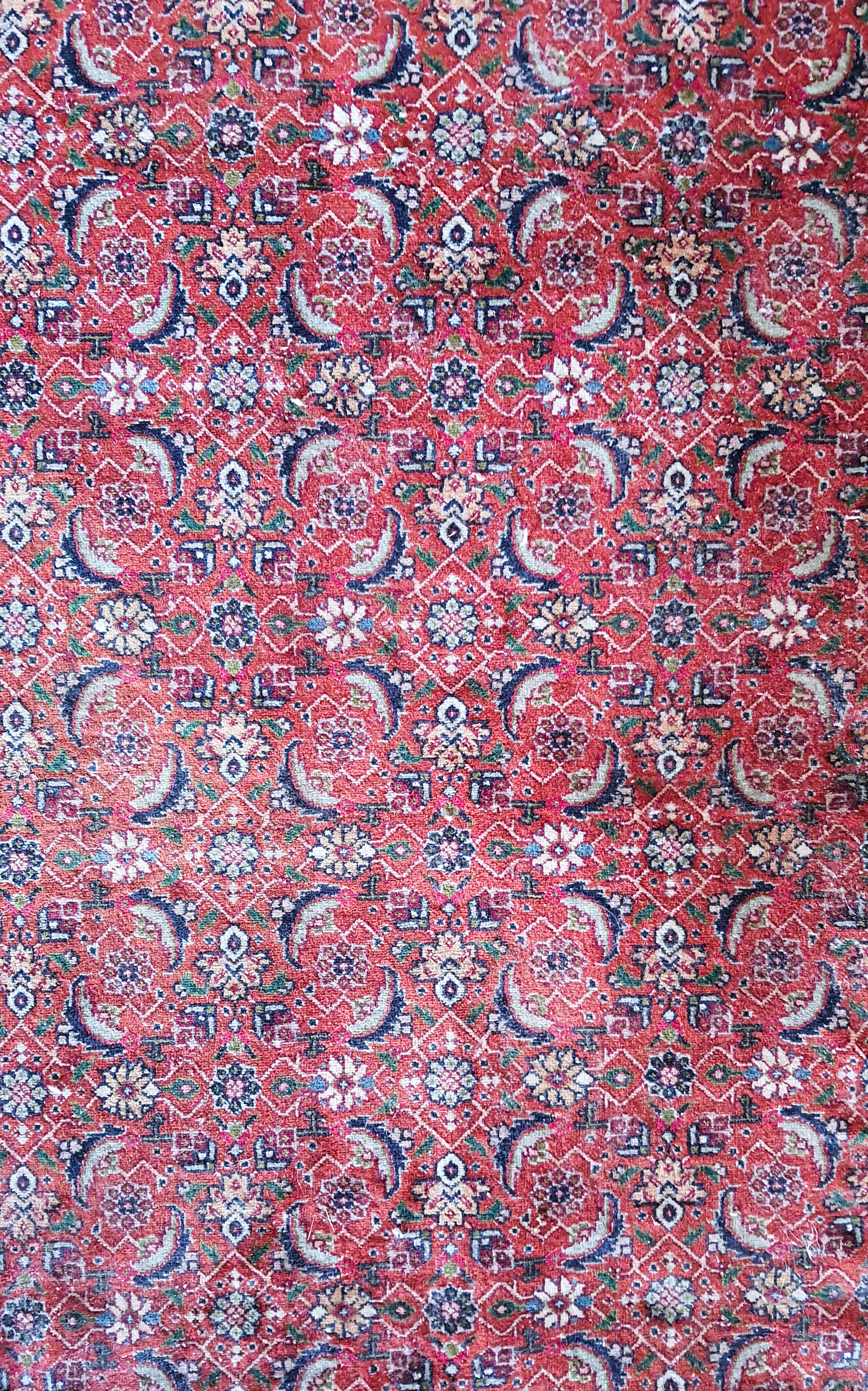 Handmade Persian wool rug 148 cm