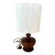 Wood and cotton lamp