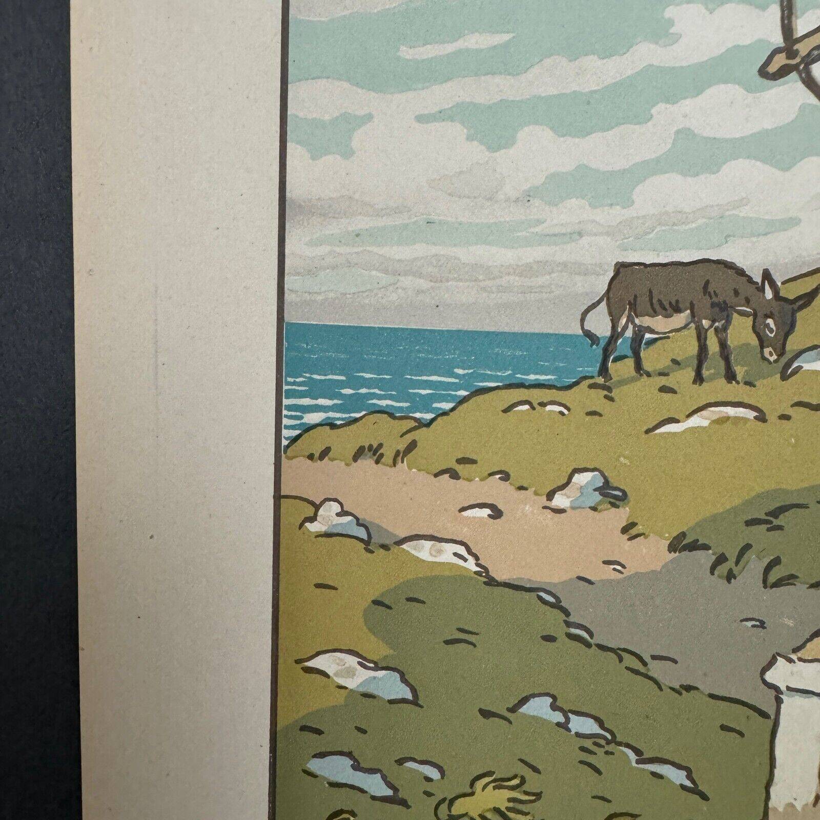 Lithograph by Henri Rivière Le Vent