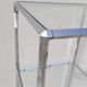 Etagere vitrine à colonne chromé design- 1970s