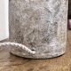 Raphael Giarrusso ceramic lamp with rope shade