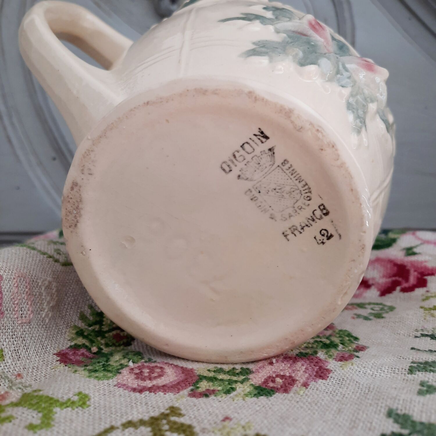 Old Digoin slip pitcher
