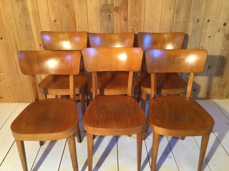 Lot 6 bistro chairs