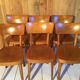Lot 6 bistro chairs