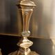 Regency candle holders in gilded bronze