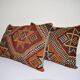 Set of 2 vintage Turkish cushion covers 41x61 cm