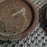 Set of 9 stoneware plates