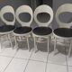 Suite de 4 chaises de bistrot Baumann modèle Mouette vintage